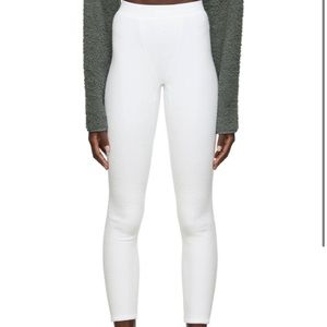 Skims White Terry Leggings